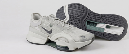 White Nike Zoom SuperRep 2 with a visible brand logo on a light gray background