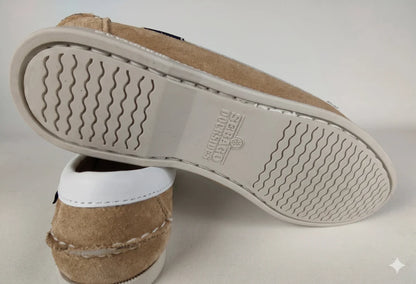 Sebago Janet Suede Women's Taupe Lace-Up