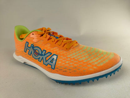 HOKA Cielo X 2 MD track spikes in Solar Flare colorway – 3/4 View